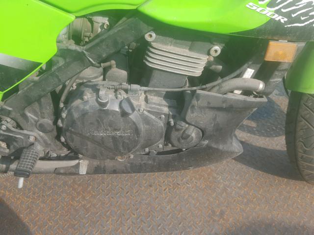 JKAEXVD116A096199 - 2006 KAWASAKI EX500 D GREEN photo 7