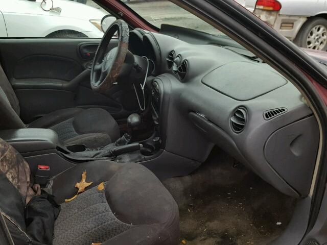 1G2NE52E25M129469 - 2005 PONTIAC GRAND AM S Tünd qırmızı foto 5