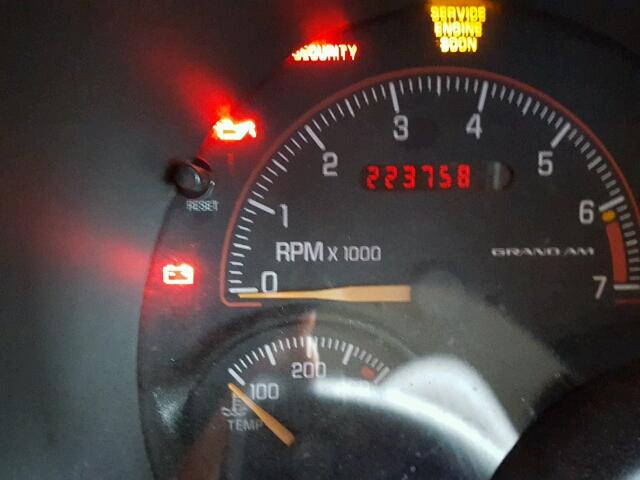 1G2NE52E25M129469 - 2005 PONTIAC GRAND AM S Tünd qırmızı foto 8