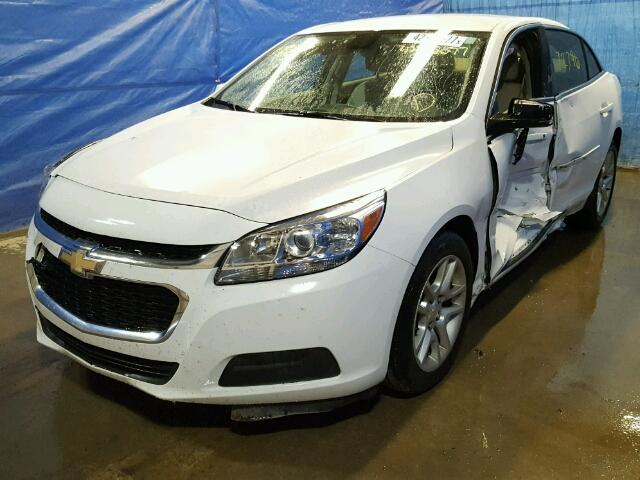 1G11C5SL1FF349487 - 2015 CHEVROLET MALIBU 1LT WHITE photo 2