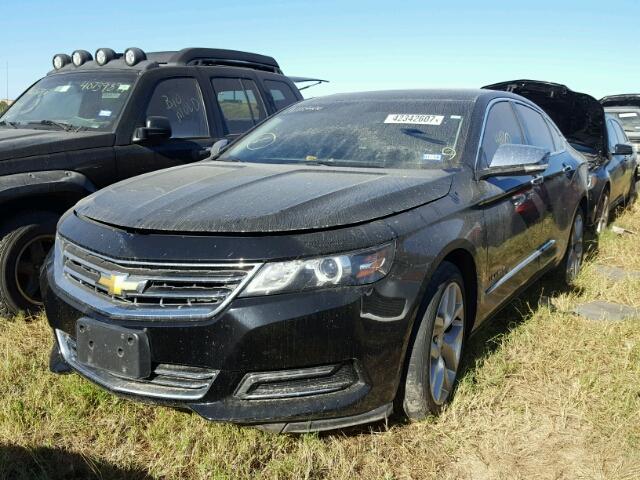 2G1155S31E9166494 - 2014 CHEVROLET IMPALA LTZ BLACK photo 2