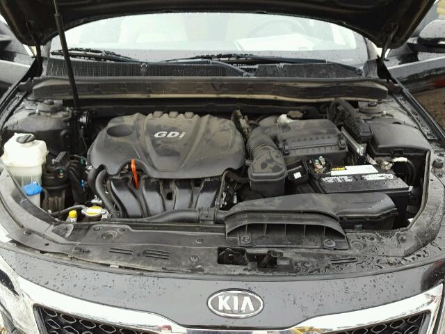 KNAGM4A7XB5141733 - 2011 KIA OPTIMA BLACK photo 7