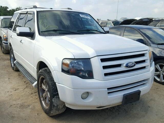 1FMFU19599EB00662 - 2009 FORD EXPEDITION WHITE photo 1