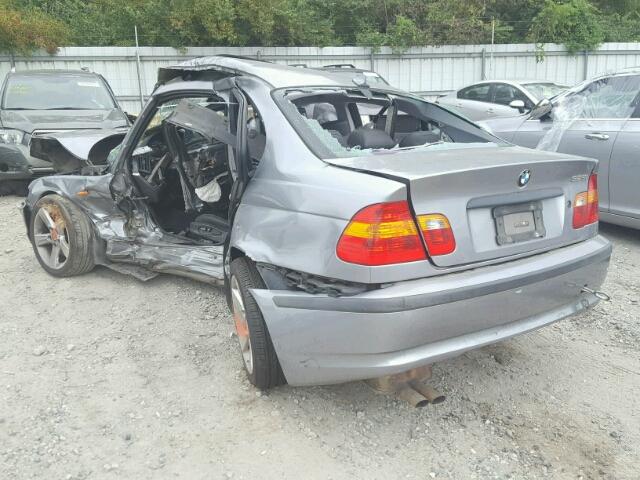 WBAET37434NJ46292 - 2004 BMW 325 I BLUE photo 3