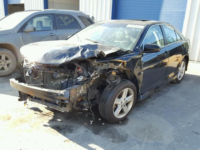 4T1BF1FK0CU016679 - 2012 TOYOTA CAMRY BASE BLACK photo 2