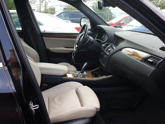 5UXWX5C50CL720412 - 2012 BMW X3 XDRIVE2 BLACK photo 5