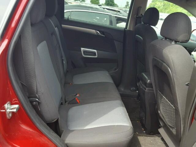 3GNAL3E51CS652390 - 2012 CHEVROLET CAPTIVA SP RED photo 6