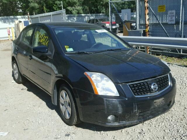 3N1AB61E18L626301 - 2008 NISSAN SENTRA BLACK photo 1