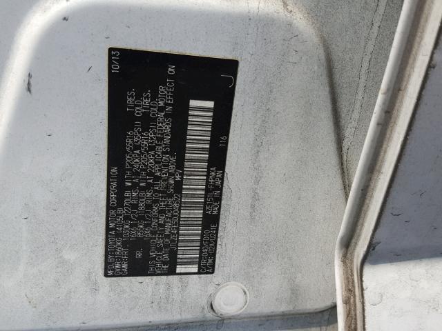 JTLZE4FE5DJ048522 - 2013 TOYOTA SCION XB Blanco foto 10