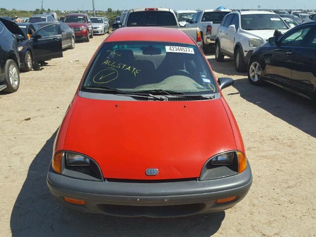 2C1MR529XS6725595 - 1995 GEO METRO BASE RED photo 10