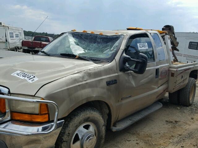 1FTWX32F51EA91294 - 2001 FORD F350 SUPER GOLD photo 9