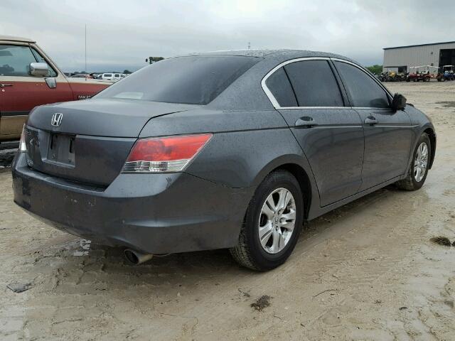 JHMCP264X9C000435 - 2009 HONDA ACCORD LXP GRAY photo 4