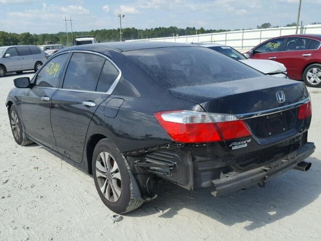 1HGCR2F32FA029794 - 2015 HONDA ACCORD LX BLACK photo 3