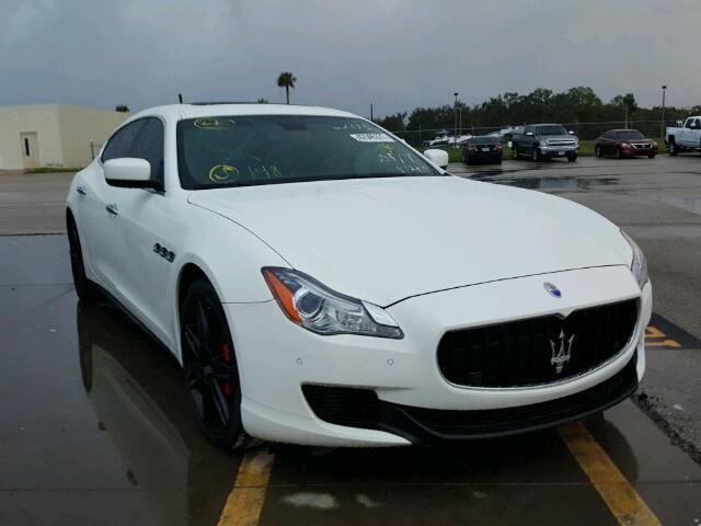 ZAM56PPA0E1086211 - 2014 MASERATI QUATTROPOR WHITE photo 1