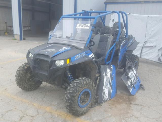 4XAXT9EA4DB149752 - 2013 POLARIS RZR 4 900 BLUE photo 2