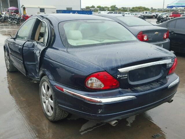 SAJWA51A26WJ02001 - 2006 JAGUAR X-TYPE BLUE photo 3