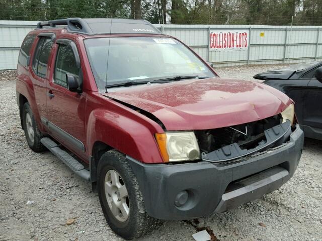 5N1AN08U05C655550 - 2005 NISSAN XTERRA RED photo 1