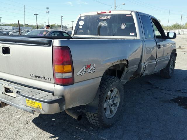 2GCEK19T411381649 - 2001 CHEVROLET SILVERADO TAN photo 4