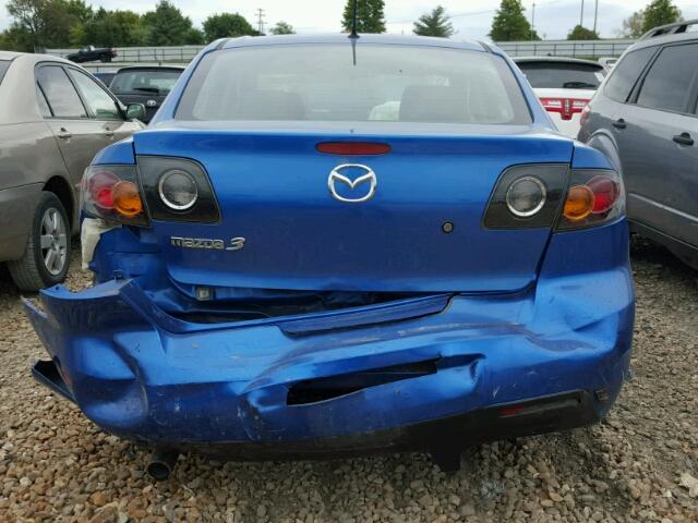 JM1BK324961437499 - 2006 MAZDA 3 BLUE photo 9