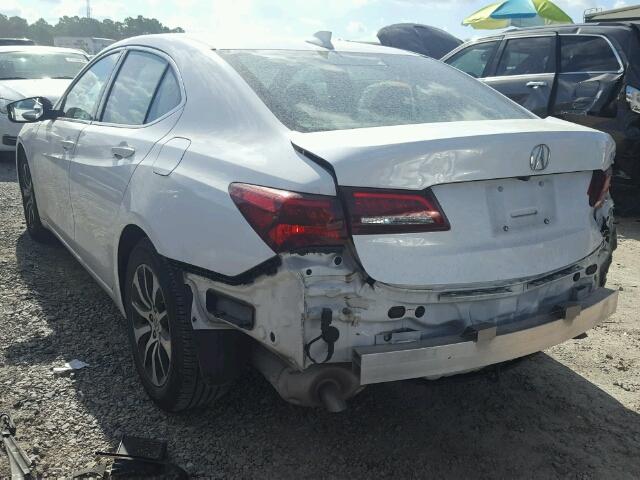 19UUB1F34GA014282 - 2016 ACURA TLX WHITE photo 3