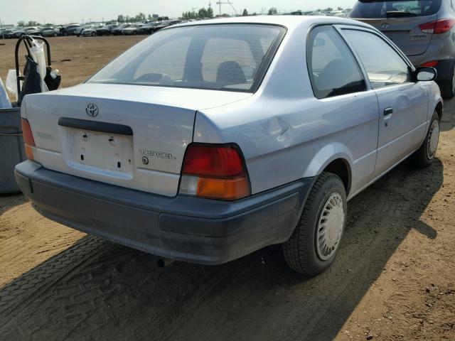 JT2EL55D1S0080913 - 1995 TOYOTA TERCEL STD SILVER photo 4