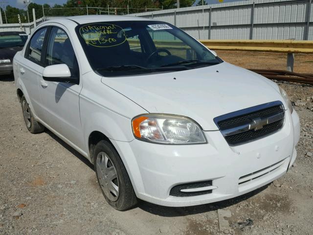 KL1TD5DE8BB184056 - 2011 CHEVROLET AVEO LS WHITE photo 1