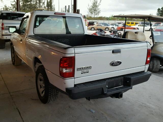 1FTKR1AD7APA02942 - 2010 FORD RANGER WHITE photo 3