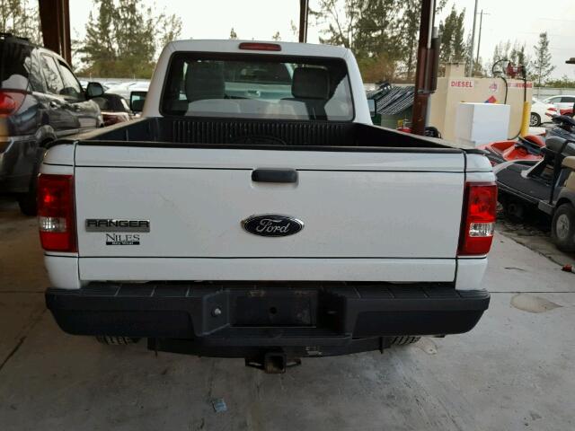 1FTKR1AD7APA02942 - 2010 FORD RANGER WHITE photo 6