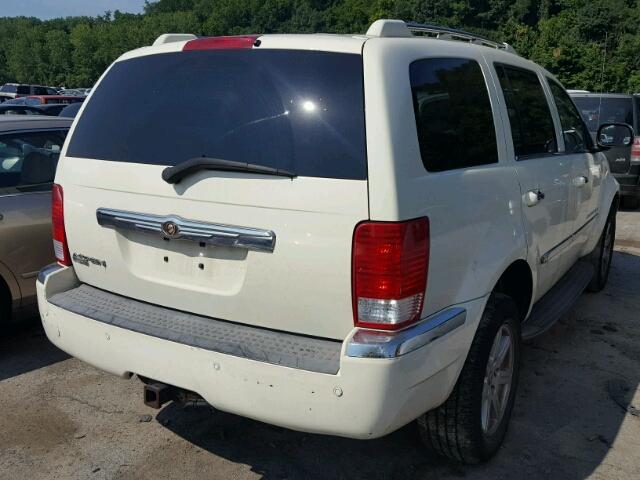 1A8HW58N37F564269 - 2007 CHRYSLER ASPEN LIMI WHITE photo 4