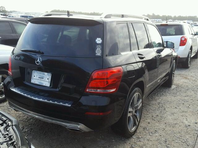 WDCGG5HB3FG354277 - 2015 MERCEDES-BENZ GLK 350 BLACK photo 4