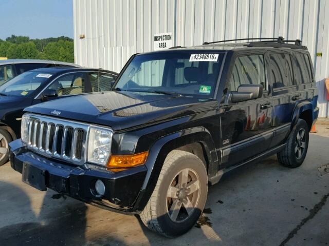 1J8HG48K68C184780 - 2008 JEEP COMMANDER BLACK photo 2