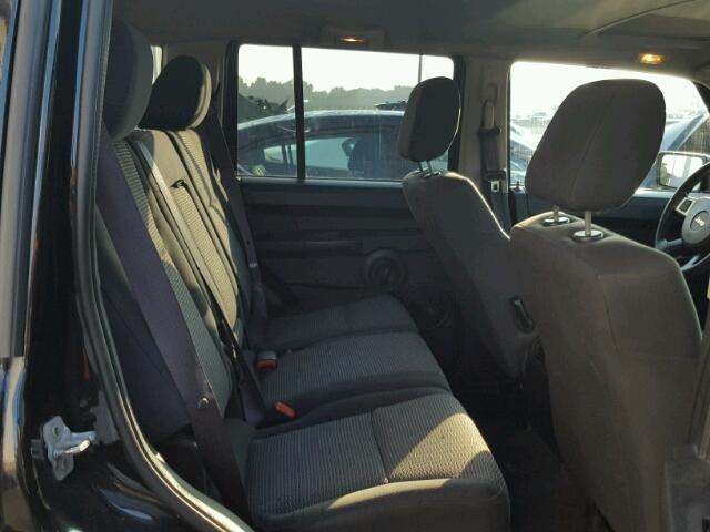 1J8HG48K68C184780 - 2008 JEEP COMMANDER BLACK photo 6