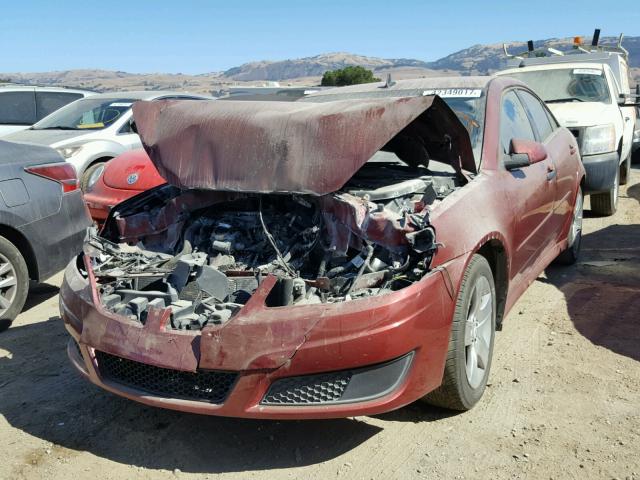 1G2ZA5EB9A4163028 - 2010 PONTIAC G6 RED photo 2