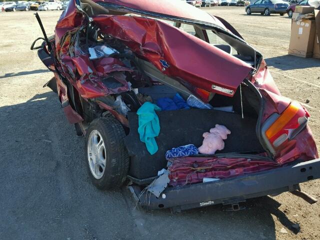 1Y1SK52801Z441185 - 2001 CHEVROLET GEO PRIZM 红色 照片 9