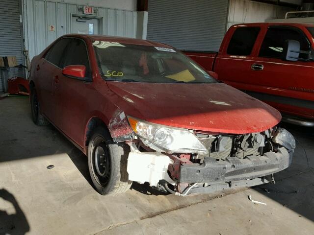 4T1BF1FK4DU655391 - 2013 TOYOTA CAMRY L RED photo 1