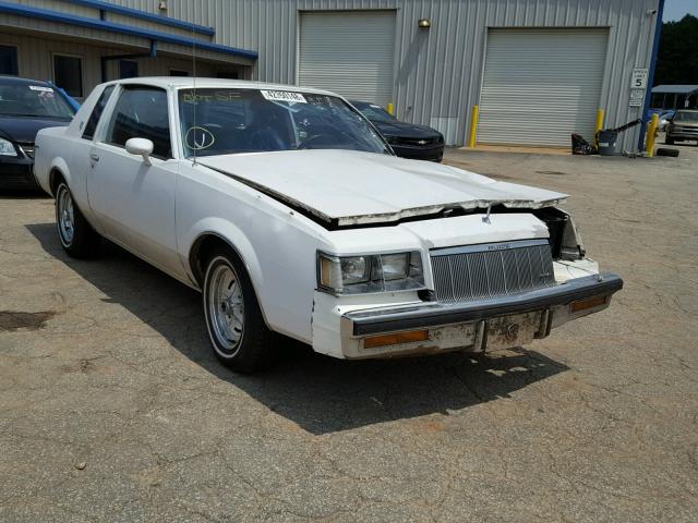 1G4GJ47A5GP454498 - 1986 BUICK REGAL თეთრი ფოტო 1