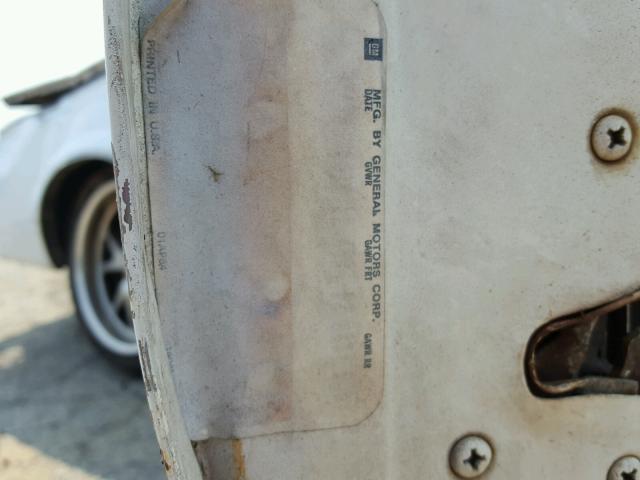 1G4GJ47A5GP454498 - 1986 BUICK REGAL თეთრი ფოტო 10