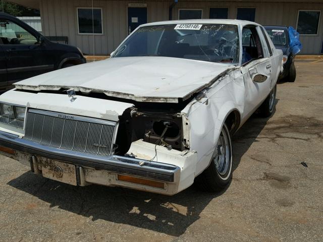 1G4GJ47A5GP454498 - 1986 BUICK REGAL თეთრი ფოტო 9