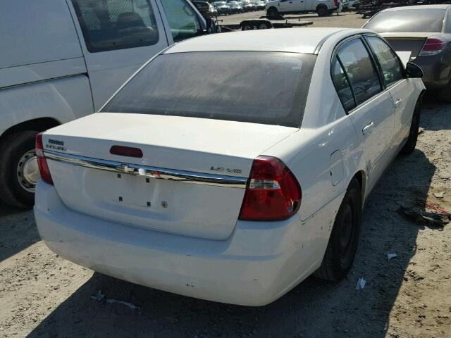 1G1ZS53886F278210 - 2006 CHEVROLET MALIBU LS 白色 照片 4