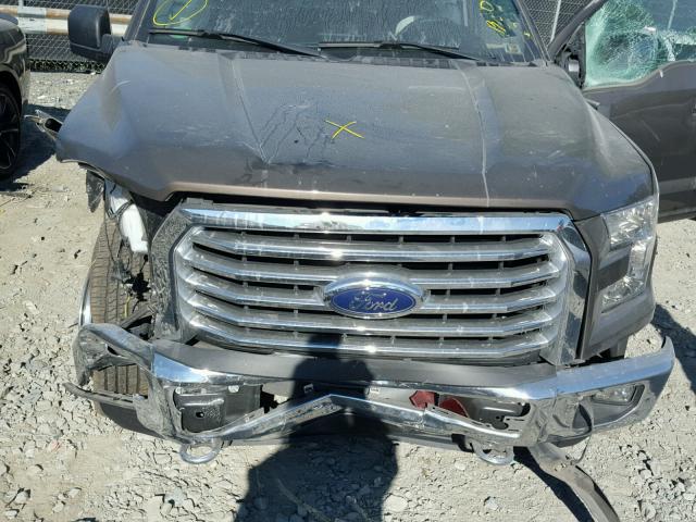 1FTEW1EF1GFB67501 - 2016 FORD F150 SUPER BROWN photo 7