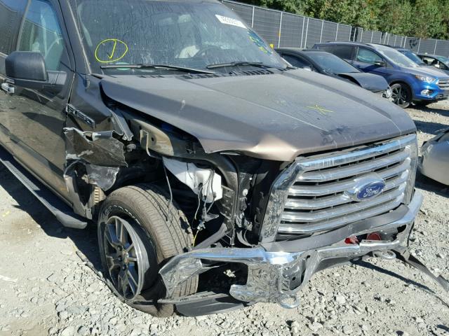 1FTEW1EF1GFB67501 - 2016 FORD F150 SUPER BROWN photo 9