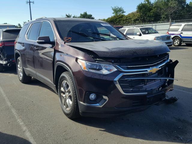 1GNEVGKW6JJ107753 - 2018 CHEVROLET TRAVERSE L MAROON photo 1