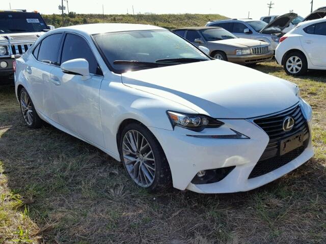 JTHBF1D25F5047205 - 2015 LEXUS IS WHITE photo 1