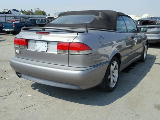 YS3DF78K337004059 - 2003 SAAB 9-3 SE GRAY photo 4