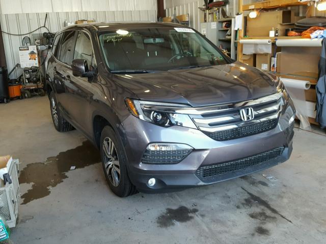 5FNYF6H75HB027178 - 2017 HONDA PILOT EXLN GRAY photo 1