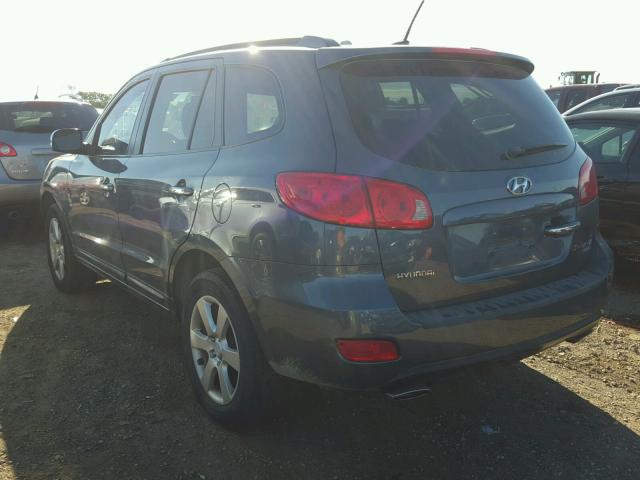 5NMSH13E27H059706 - 2007 HYUNDAI SANTA FE S BLUE photo 3