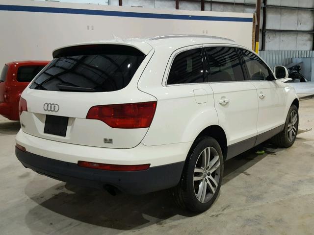 WA1AY74L39D001749 - 2009 AUDI Q7 3.6 QUA WHITE photo 4