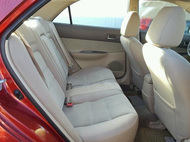 1YVFP80D445N28425 - 2004 MAZDA 6 S RED photo 6