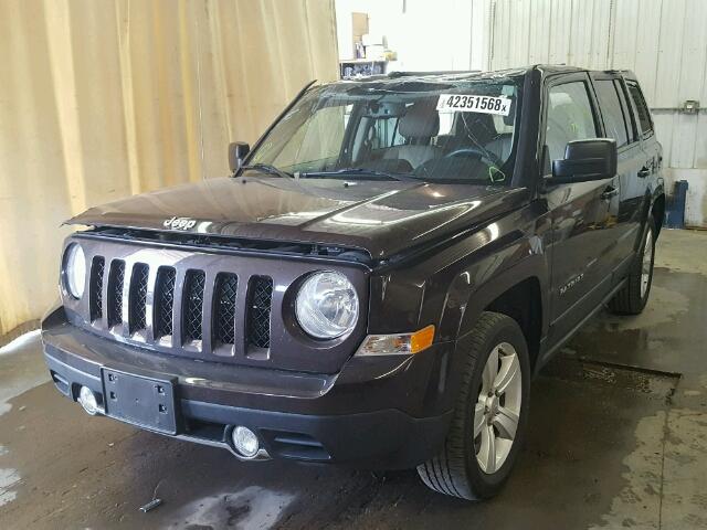 1C4NJRCB7ED700893 - 2014 JEEP PATRIOT LI BROWN photo 2