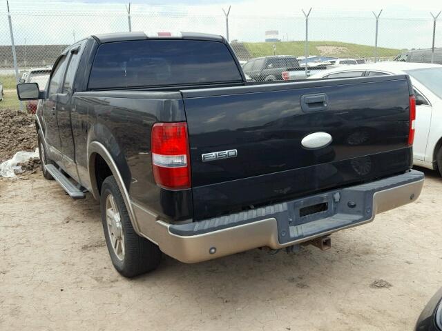 1FTPX12V86NB81529 - 2006 FORD F150 BLACK photo 3